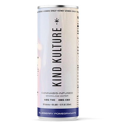 Blueberry Pomegranate Cannabis Infused Seltzer